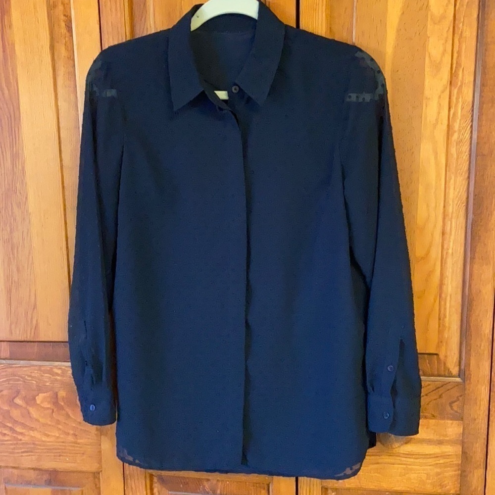 Talbots Dress/career ButtonUp Longsleeve Blouse